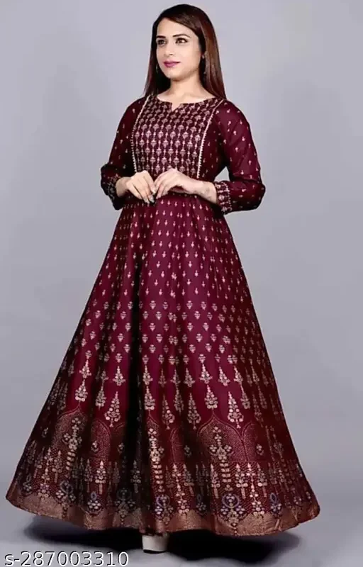 JAIPURI RAYON ANARKALI KURTI